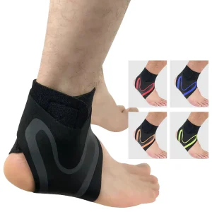 Unisex Adjustable Soft Ankle Support Brace Breathable Compression Protection Neoprene Sport Daily Life Protector