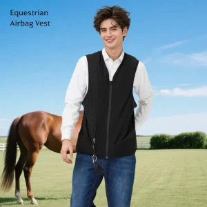 Unisex All-Season Windproof Breathable Waterproof Sportswear Adult Size Airbag Vest for Bike Equestrian Riding Plus Size