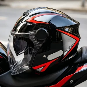 Unisex Anti Fog Windproof ABS Half Helmet Factory Price Safety Riding Gear Half Face City Motor Motorcycle Helmet