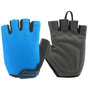 Unisex Anti-Slip Shock-Absorbing Half Finger MTB Cycling Gloves Factory Sales Summer Bicycle Sports Moisture Wicking Gym Fishing