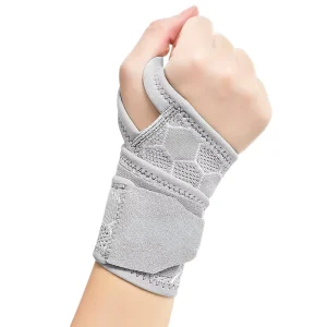 Unisex Breathable Adjustable Mesh Wrist Wraps and Wrist Support for Workouts and Daily Use