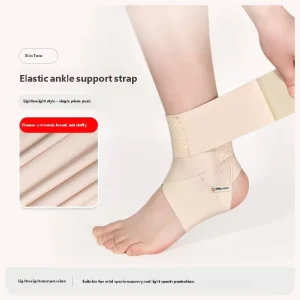Unisex Custom Logo Lightweight Elastic Adjustable Ankle Support Strap for Sprain Recovery Basketball Running Fitness