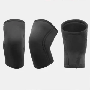 Unisex Elastic Neoprene Knee Protector Brace Soft Non Slip Advanced Protection 7mm Breathable Knee Sleeves Weightlifting
