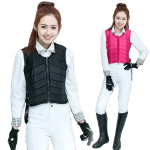 Unisex Equestrian Vest Professional Safety EVA Padded Horse Riding Vest Equestrian Eventing Riding Vest for Adult