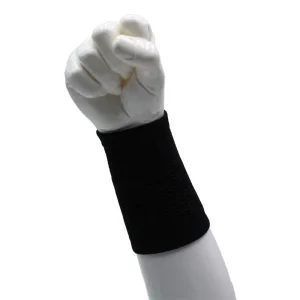 Unisex High Crew Compression Sports Wrist Guards Black Knitted Sleeves for Men Women Sports Socks