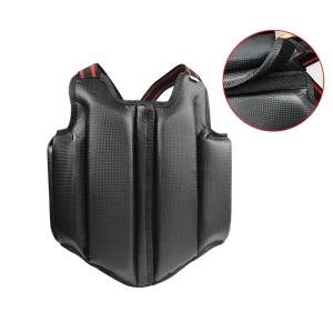 Unisex Leather Chest Protector Custom Logo Boxing Chest Guard for Fights