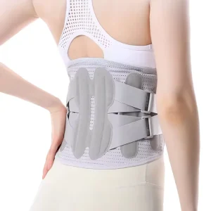 Unisex Orthopedic Lower Back Pain Relief Breathable Compression Elastic Waist Brace Belt Lumbar Support