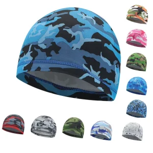 Unisex Riding Cap Breathable Bicycle Cap Sun Hat Cycling Skull Sports Caps Camo Custom Logo Outdoor Adjustable