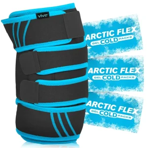 Unisex Sport TJ KM043 Gel Knee Pads Adjustable Strap Breathable Support Sleeve Hot Cold Gel for Summer Spring Elbow Knee