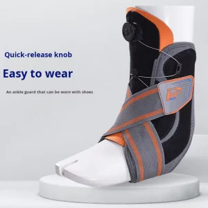Unisex Sports Protection Ankle Brace With Sponge Material Joint Fixation And Tendon Support Foot Sleeve