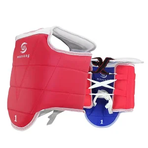 Unisex Taekwondo and Karate Chest Protection PU Foam Eva Material Custom Logo Chest Guard