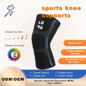 Unisex Warm Knitted Nylon Protective Gear Running Cycling Fitness Daily Training Knee Support
