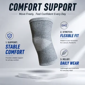 Universal Compression Support Comfortable Breathable Elastic Fitness Knee Pads Knee Protector for Athletic