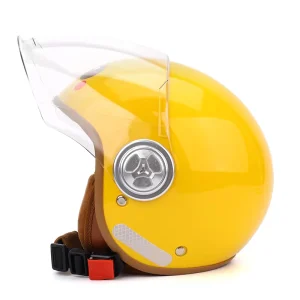 Universal Kids Half Face Helmet Custom ABS Material HD Lens Breathable Air Vents Safety Gear Children’s Motorcycle Riding