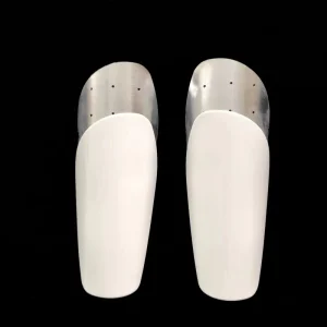 Universal Portable Durable White Blank Sublimated Plastic PBT Soccer Training Shin Pads Guard Teenager Football Team Shinguard