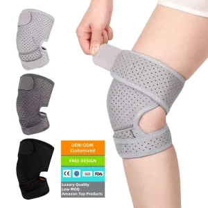 Universal Sports Knee Support Stabilizer Brace Breathable Adjustable Compression Protection Sponge Padding For Basketball
