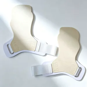 Upgraded Heavy Gauge Natural Rubber Palm Pads Tear-Proof Exercise Hand Covers For Intense Rowing & Pull-Up Training