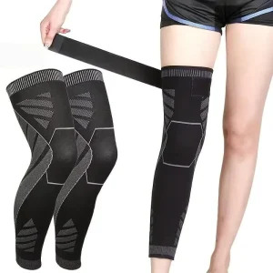 Upgraded Straps Maintain Tightness to Prevent Slipping Down Leg Knee Calf Support Sleeve for Running Cycling Basketball