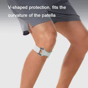 Upgraded Support Strap Knee Wrap Protector Patellar Tendon Support Strap for Running Training Gym