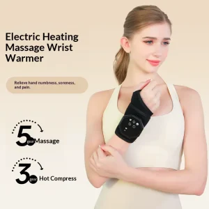 Usb Rechargeable Electric Heating Wrist Straps Wrist Guard Hand Joint Vibration Wrist Massager