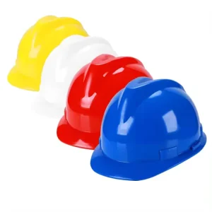 V Type Hard Hat Safety Helmet ABS CE ANSI Certified Durable Non Slotted 4 point Industrial