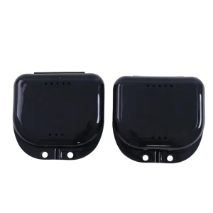 Ventilated Mouth Guard Case Sports Guards for Braces with Carabiner