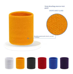 Versatile Adult Sports Wrist Guard Polyester Fiber Customizable Wrist Support for Basketball Volleyball More Multi color