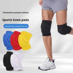 Volleyball Knee Pads Nylon Thick Anti collision Sponge Material Comprehensive Protection for Men’s Women’s Cycling Basketball