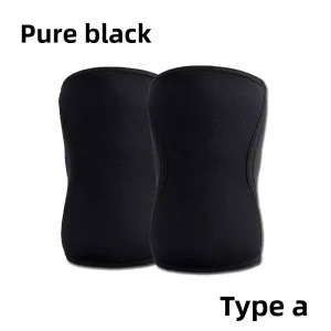 WD 5mm Neoprene Knee Support Sleeves for Powerlifting Strength Training Non Slip Protection Pain Relief Tendonitis Support