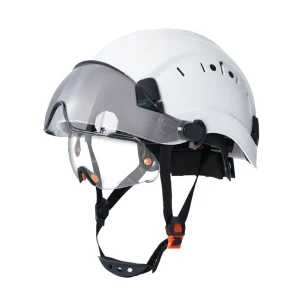 WEJUMP CE EN ABS Construction Work Cap Protective Hard Hat for Climbing Riding Outdoor Rescuewith Earmuff & Visor Safety Helmets