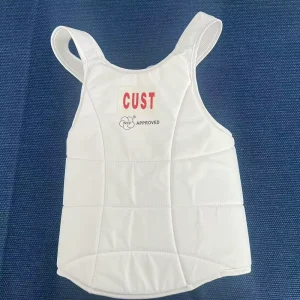 WKF Approved Chest Protector Kids Karate Training Equipment Protective Chest Guard Protector for Kids Martial Arts Clothing