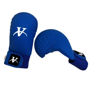 WKF Approved Professional Karate Mitt Training Gear Red/Blue Unisex Gloves Hand Guard Custom Logo for Kids