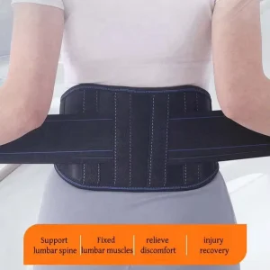 Waist Pain Therapy Device Self Heating Lower Back Brace Relieve Discomfort Tourmaline Magnetic Waist Support