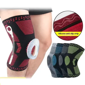 Warm Cold Proof Knee Protector for Men Women Basketball Cycling Running Sports Silicone Patella Elbow Knee Pads