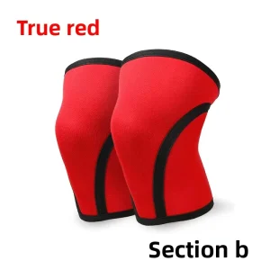 Weightlifting Customized High Elastic Heavy Duty Non Slip Adjustable Breathable Knee Brace Support Tightening