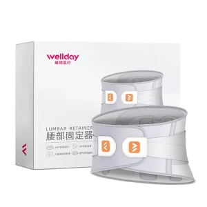 Wellday Lumbar Support Belt for Lower Back Relief and Comfortable Back Support
