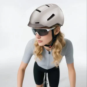 White Color Custom logo Smart Bicycle Helmet Dirt Bike Motorcycle Road Bike Helmet for Adult and Youth