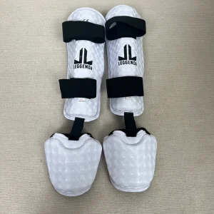 White Taekwondo Protective Gear Shin Instep Protector Taekwondo Shin Guard