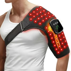 Wireless 660nm 850nm Red Light Therapy Shoulder Wrap Red Light Therapy Shoulder Support Pad