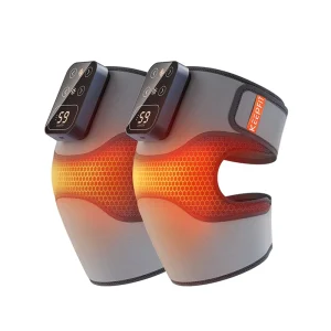 Wireless Design Knee Massager with Infrared Physiotherapy Heating & Vibration for Stiffness Recovery Massaging Protectors