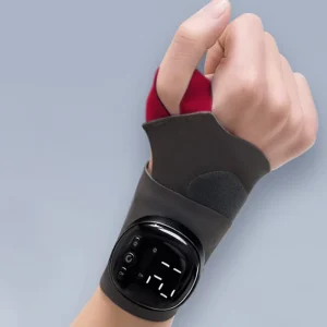 Wireless EMS Hand Heating Wrap Rechargeable Hot Compress Wrist Guard Support Band Electric Heated Wrist Massager 20 Minute