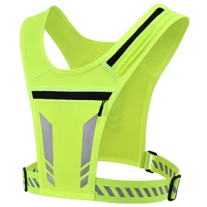 Women’s And Men’s Lightweight Reflective Mesh Cycling Hydration Vest With Phone Holder For All Seasons