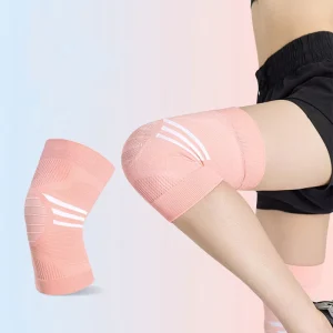 Women’s Sports Knee Pads Thin Breathable Knitted Knee Protectors for Running Mountaineering & Jumping Protective Knee Support
