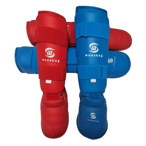 Woosung Professional Samurai Martial Arts Karate Protective Gear Shin Instep Guard Pad