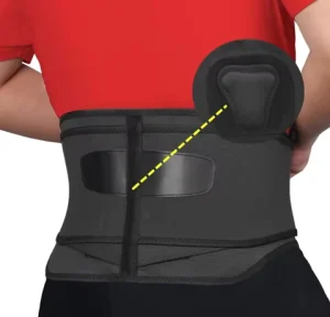 Working Back Brace Support Breathable Waist Lumbar Lower Back Belt With Lumbar Removable Pad