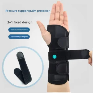 Wrist Brace Breathable Adjustable Orthopedic Support Splint Wrist Wraps for Carpal Tunnel Arthritis Tennis Elbow Tendinitis Men