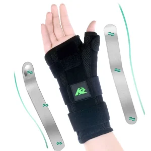 Wrist Brace With Splint And Palm Cushion Fits Both Hands For Support Carpal Tunnel Tendonitis Wrist Injury Pain