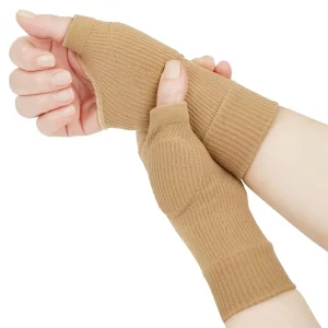 Wrist Guard Palm Guard Men’s Women’s Joint Sports Sprain Elastic Wrist Band Warm Cold-proof Fitness Half Finger Guard Gloves