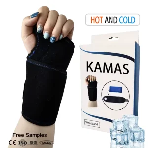 Wrist Support Sleeve with Hot Cold Gel Pack Therapeutic Pain Relief Wrap