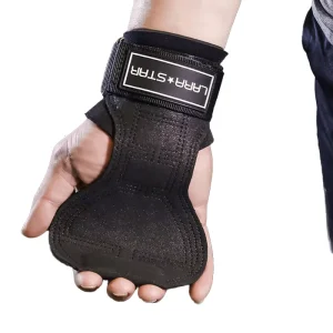 XA004 Leather Wrist Support Palm Guard Pads Custom Logo Option for Weight Lifting Gym Exercise Unisex Lightweight Breathable